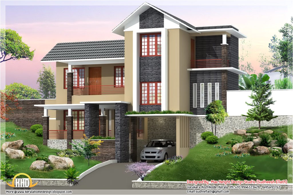 Latest Home Plans In Kerala Home Design Kerala Home Design Architecture House Plans