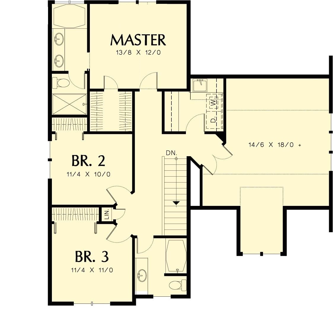 Layout Home Plans Craftsman Home Plan Second Floor Layout Sdl Custom Homes