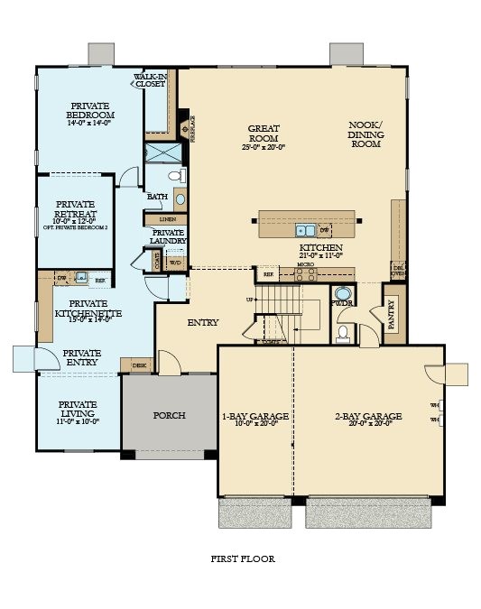 Lennar Home within A Home Floor Plan 4121 the Home within A Home by Lennar New Home Plan In the