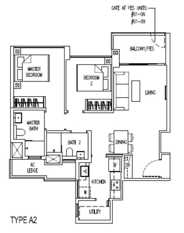 Life Home Plan Parc Life Floor Plan Showflat 61001778