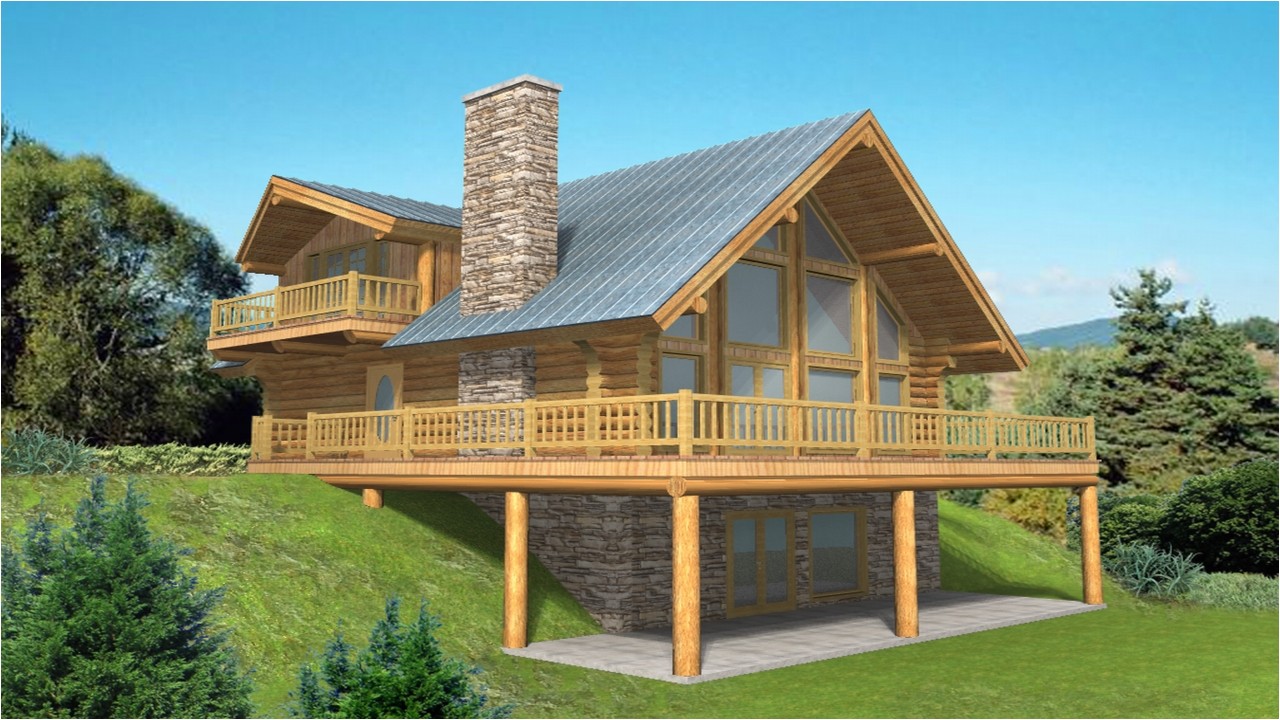 Log Home Floor Plans with Garage and Basement Log Home Plans with Basement Log Home Plans with Garages