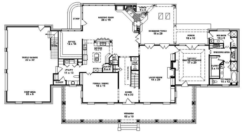 Louisiana Plantation Style Home Plans 653901 1 5 Story 4 Bedroom 3 5 Bath Louisiana