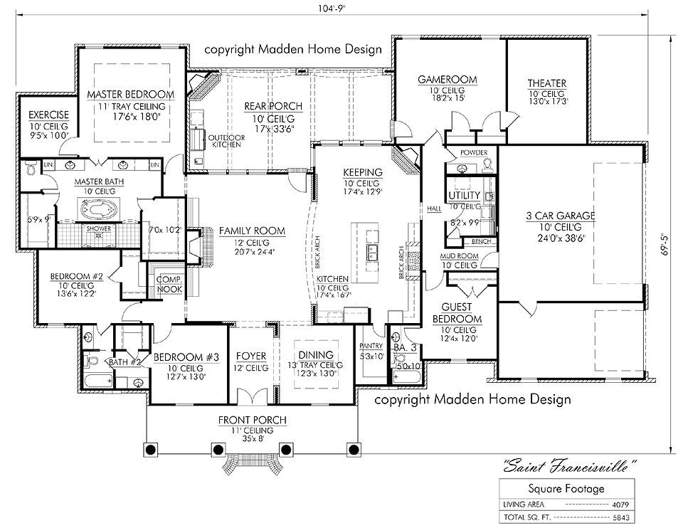 Madden Home Plans Madden Home Design Acadian House Plans French Country Madden Home Plans Madden Home Design Acadian House Plans French Country
