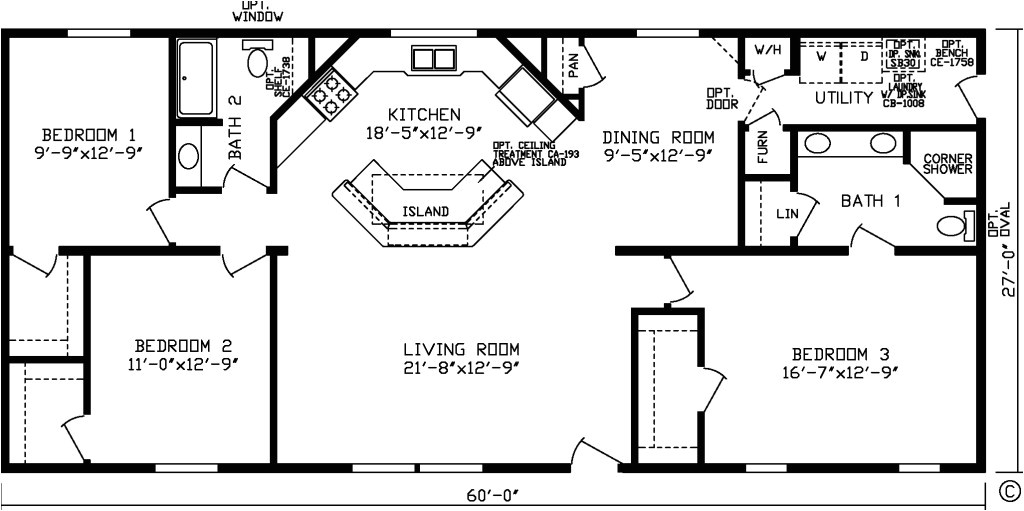 Manufactured Home Floor Plans 3 Bedroom 2 Bath 3 Bedroom 2 Bath Open Floor Plans Photos and Video Manufactured Home Floor Plans 3 Bedroom 2 Bath 3 Bedroom 2 Bath Open Floor Plans Photos and Video