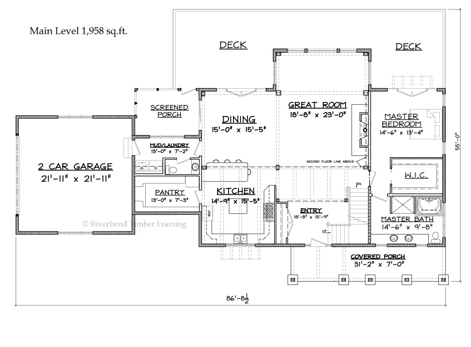 Melody Homes Floor Plan Melody Lane Home Plan by Riverbend Timber Framing Melody Homes Floor Plan Melody Lane Home Plan by Riverbend Timber Framing