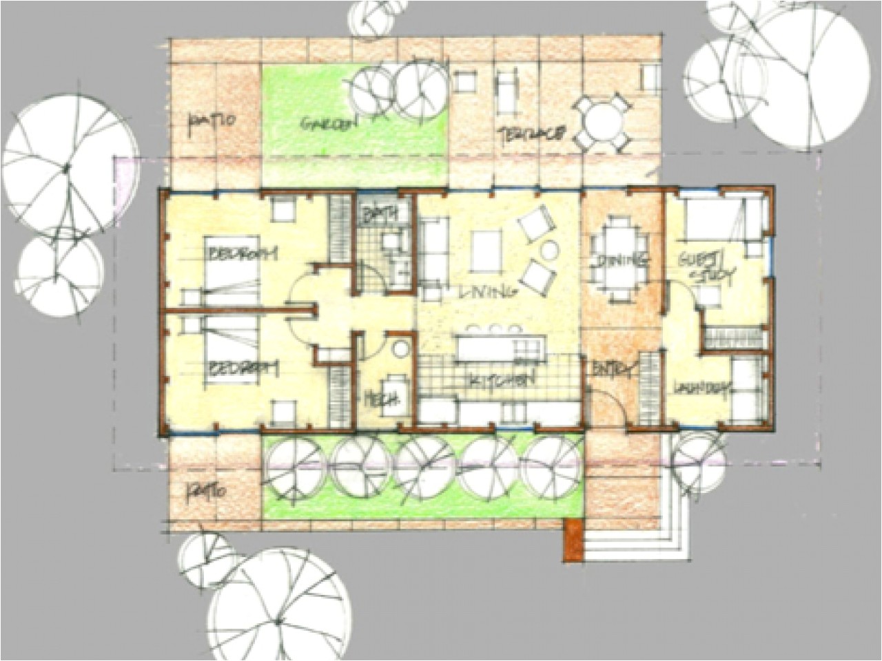 Mid Century Modern House Plans Online Mid Century Modern House Plans