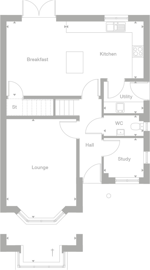 Miller Homes Floor Plans Mitford 4 Bedroom Highfields Littleover Miller Homes Miller Homes Floor Plans Mitford 4 Bedroom Highfields Littleover Miller Homes