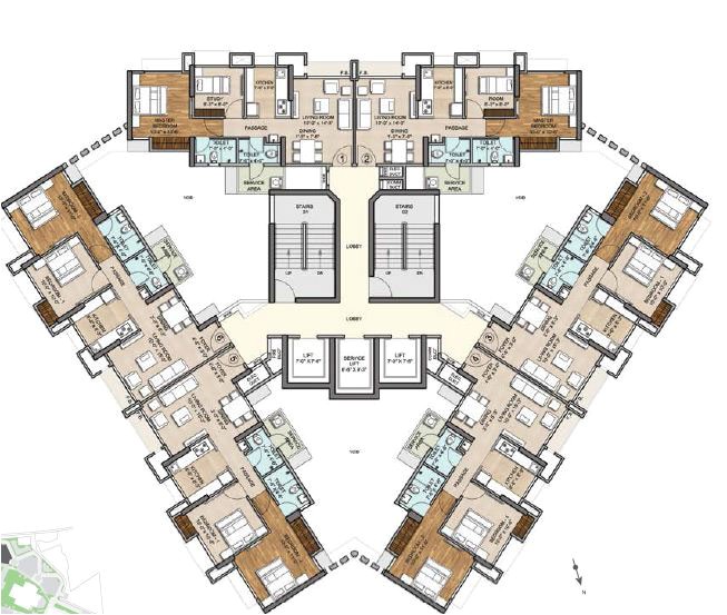 Miracle Homes Floor Plans Floor Plan Miracle Homes Vijay orovia at Ghodbunder