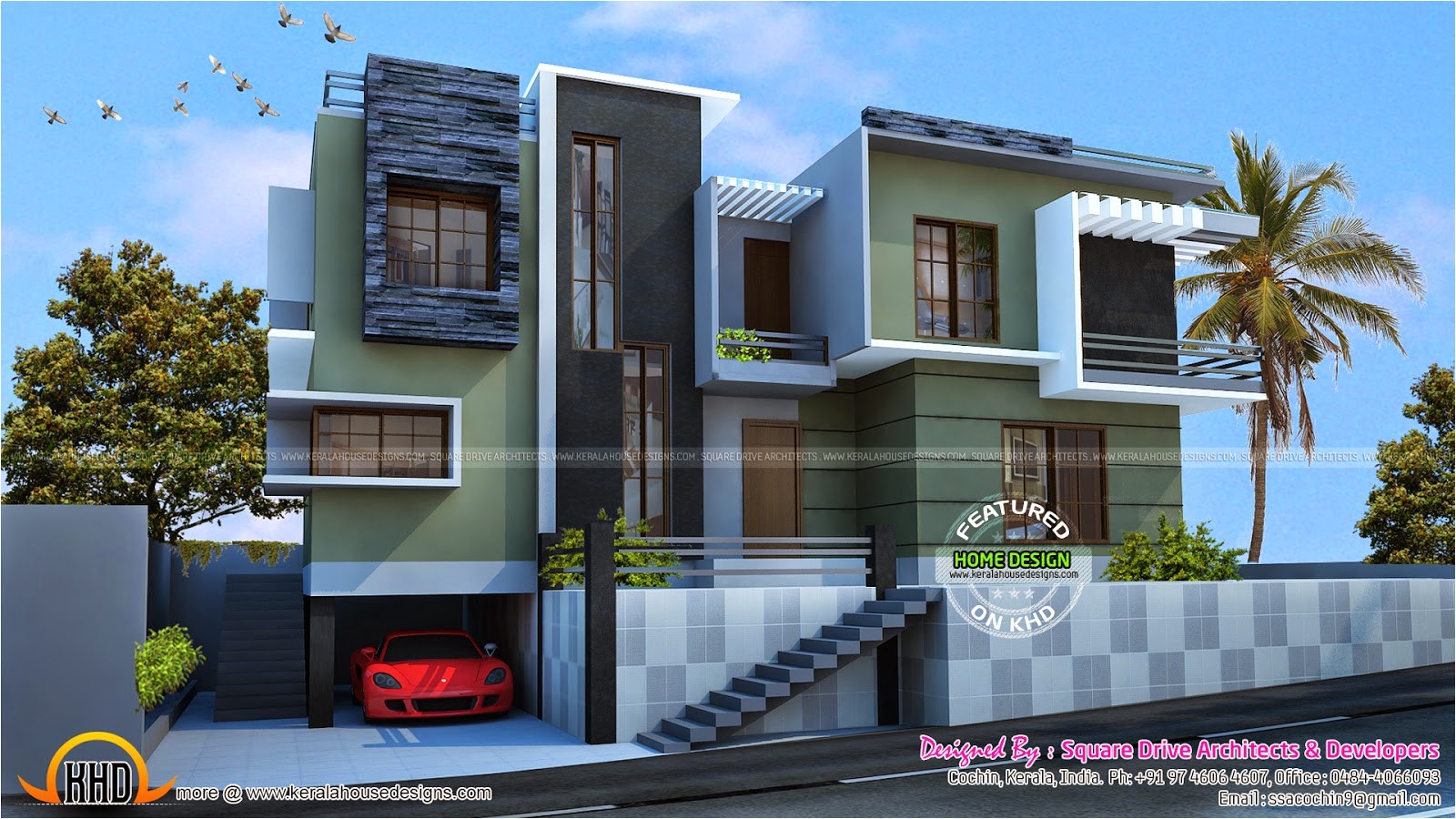 Modern Duplex Home Plans Modern Duplex House Kerala Home Design and Floor Plans Modern Duplex Home Plans Modern Duplex House Kerala Home Design and Floor Plans