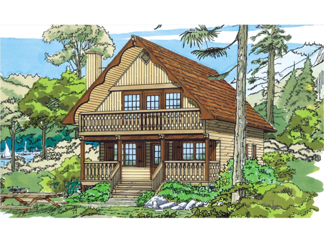 Mountain Chalet Home Plans Mountain Chalet House Plans Swiss Chalet Style House Plans
