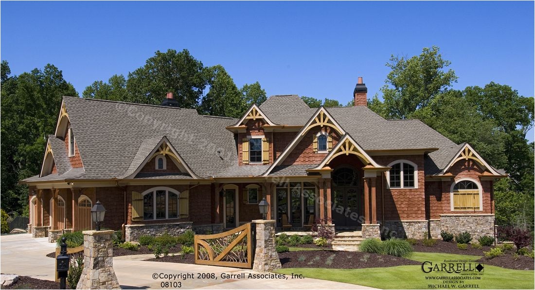 Mountain Craftsman Home Plan Garrell associates Inc Achasta House Plan 08103 Front Mountain Craftsman Home Plan Garrell associates Inc Achasta House Plan 08103 Front