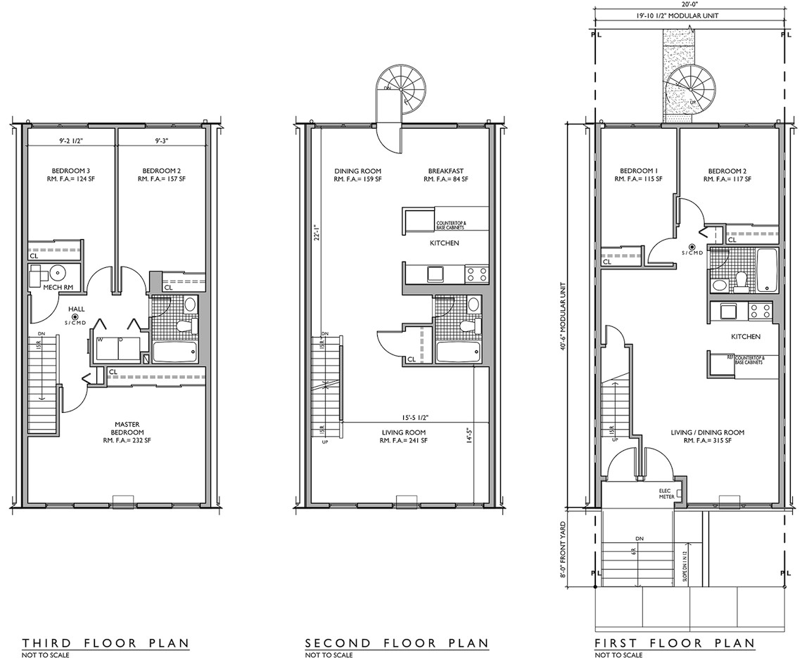 Nehemiah Homes Floor Plan the Endlessly Adaptable Row House Urban Omnibus