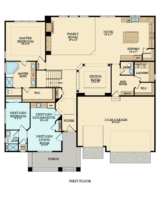 Nextgen Homes Floor Plans Multigenerational Housing In the 21st Century