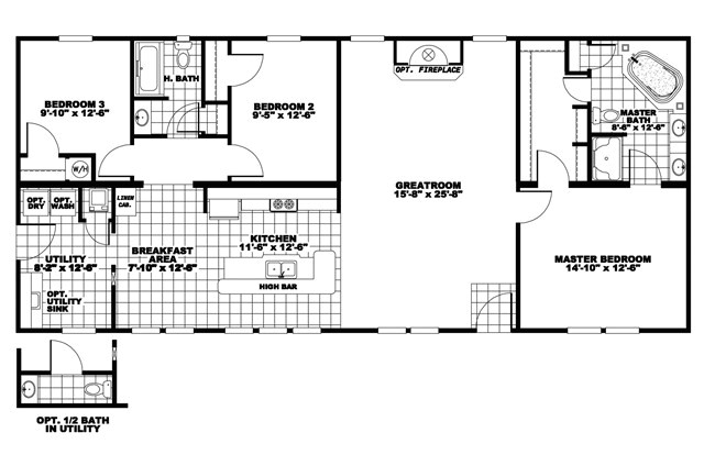 Norris Homes Floor Plans Manufactured Home Floor Plan Clayton norris C Series Norris Homes Floor Plans Manufactured Home Floor Plan Clayton norris C Series