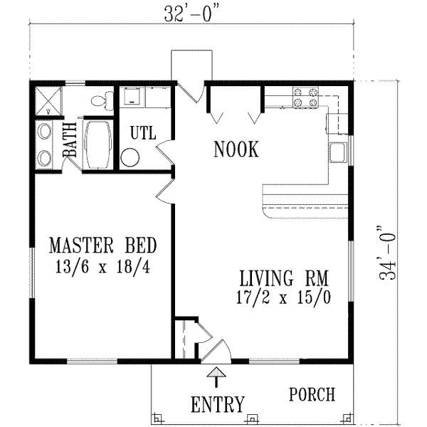 One Bedroom Home Floor Plans Exceptional One Bedroom Home Plans 10 1 Bedroom House