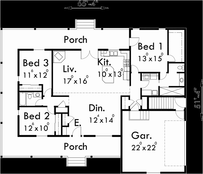 One Level House Plans with Wrap Around Porch One Level House Plans House Plans with Basements One Level House Plans with Wrap Around Porch One Level House Plans House Plans with Basements