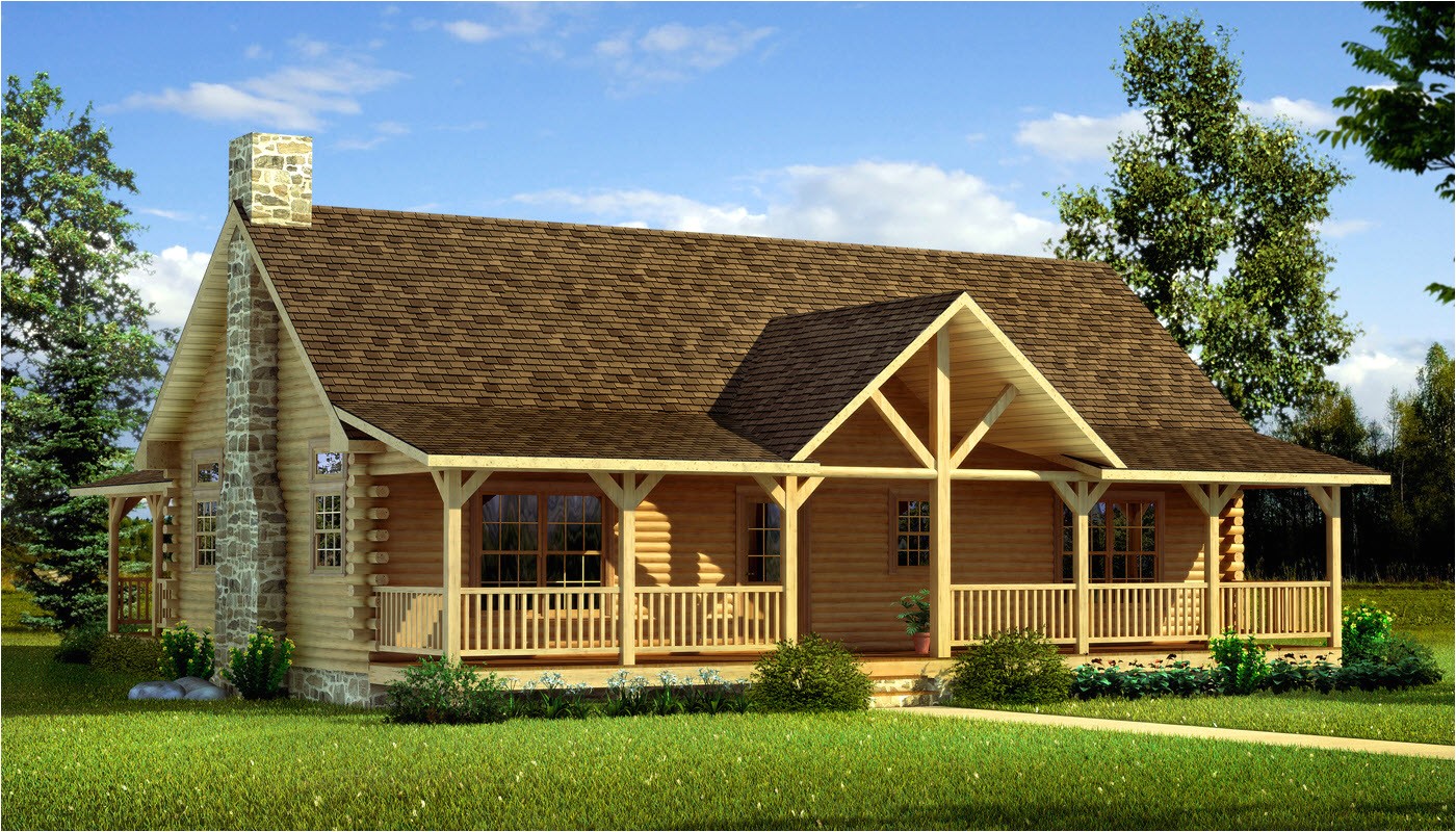 One Level Log Home Plans Danbury Plans Information southland Log Homes