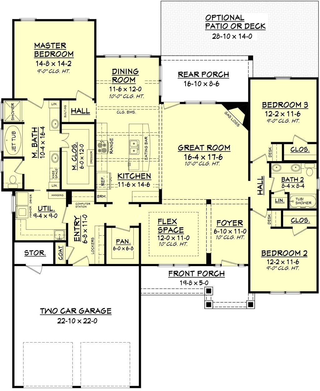 One Story Home Plans with Bonus Room One Story House Plans Bonus Room Cottage House Plans