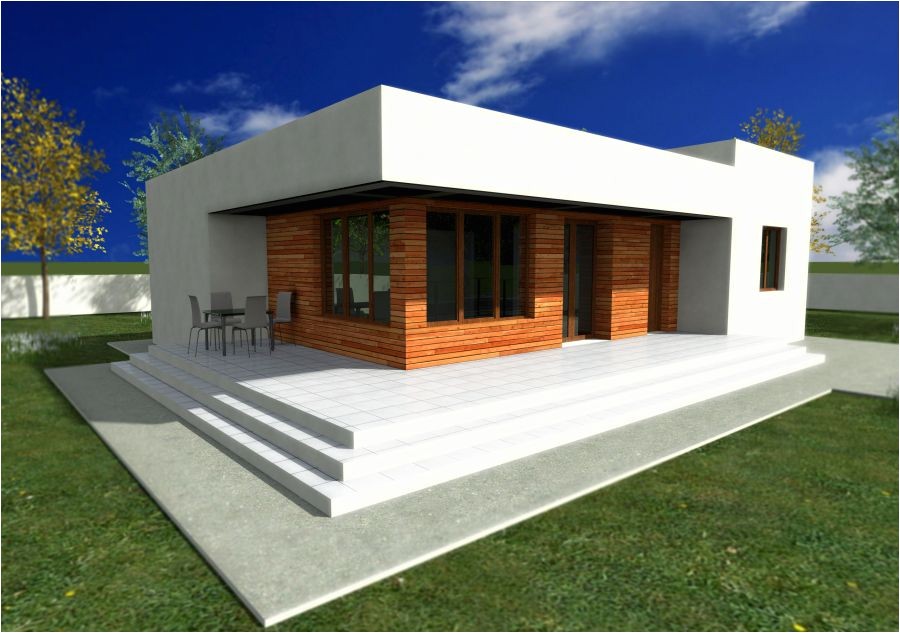 One Story Modern Home Plans Single Story Modern House Plans