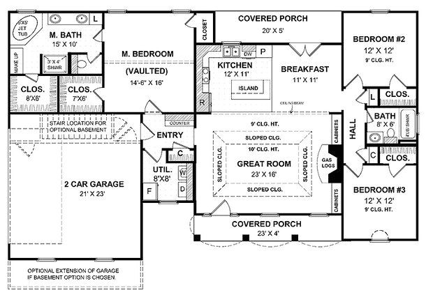 Open Floor Plans for One Story Homes Single Story Open Floor Plans Open Floor Plans for One