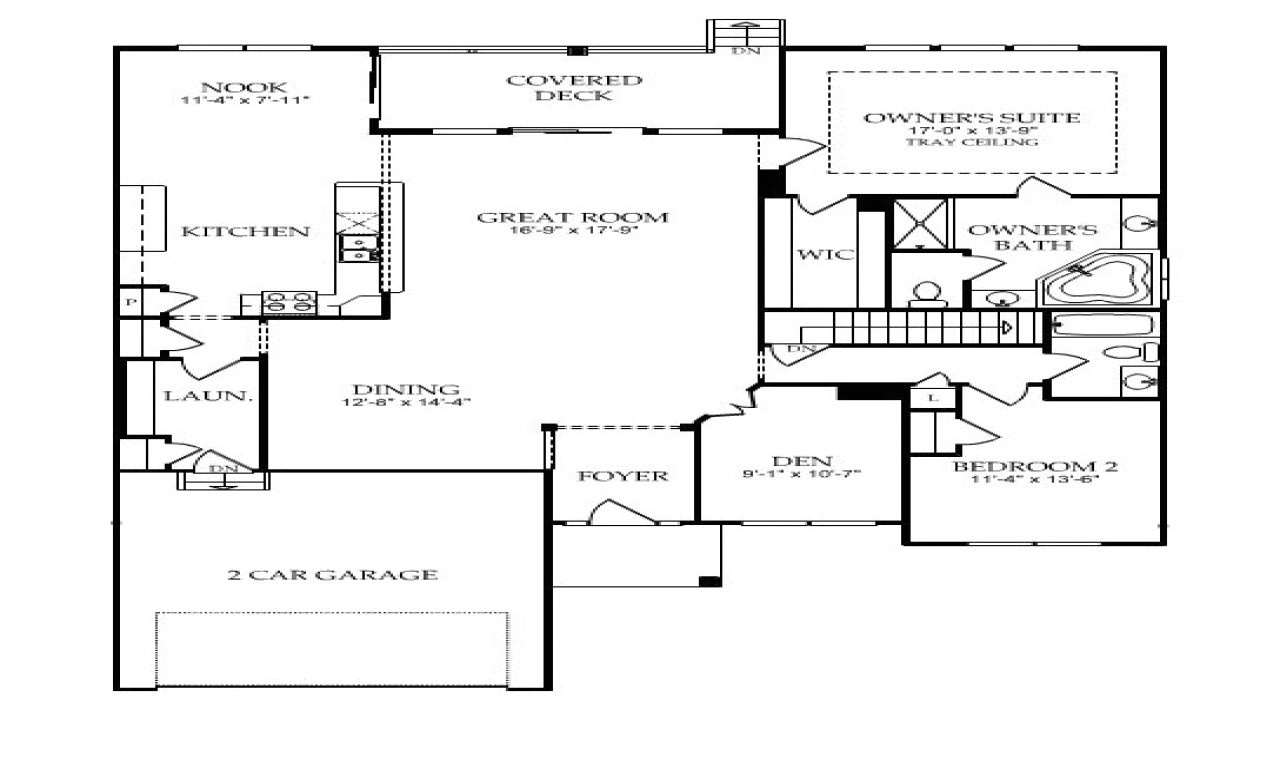 Open Floor Plans for One Story Homes Single Story Open Floor Plans Single Story Open Floor