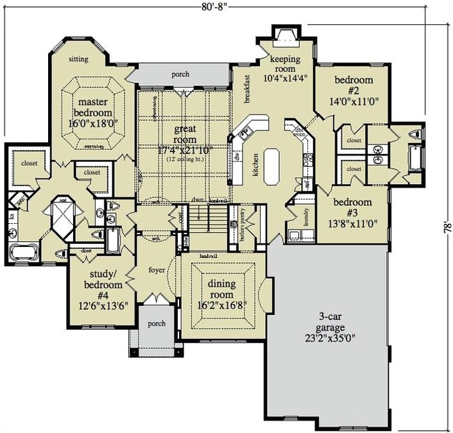 Open Floor Plans for Ranch Homes Open Ranch Style Floor Plans Ranch House Plans