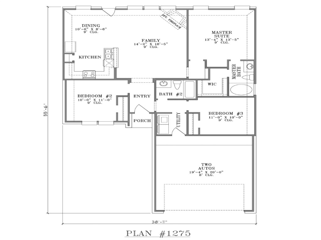 Open Floor Plans for Ranch Homes Ranch House Floor Plans Open Floor Plan House Designs