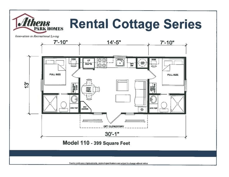 Park Model Mobile Home Floor Plan Floor Plan athens Park Model Home Mobile Homes Pinterest