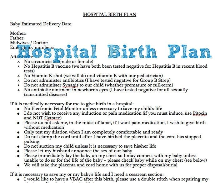 Planned Home Birth 25 Best Ideas About Birth Plan Printable On Pinterest