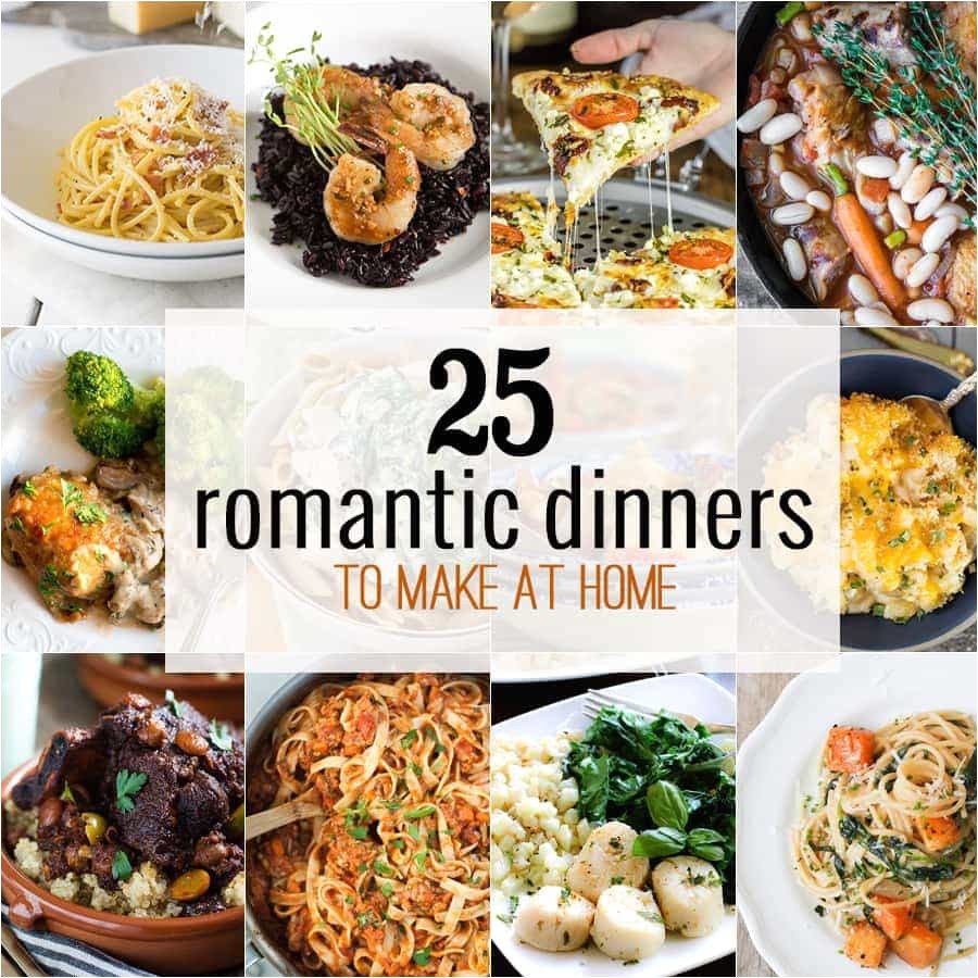 Planning A Romantic Dinner at Home 25 Romantic Dinners the Cookie Rookie