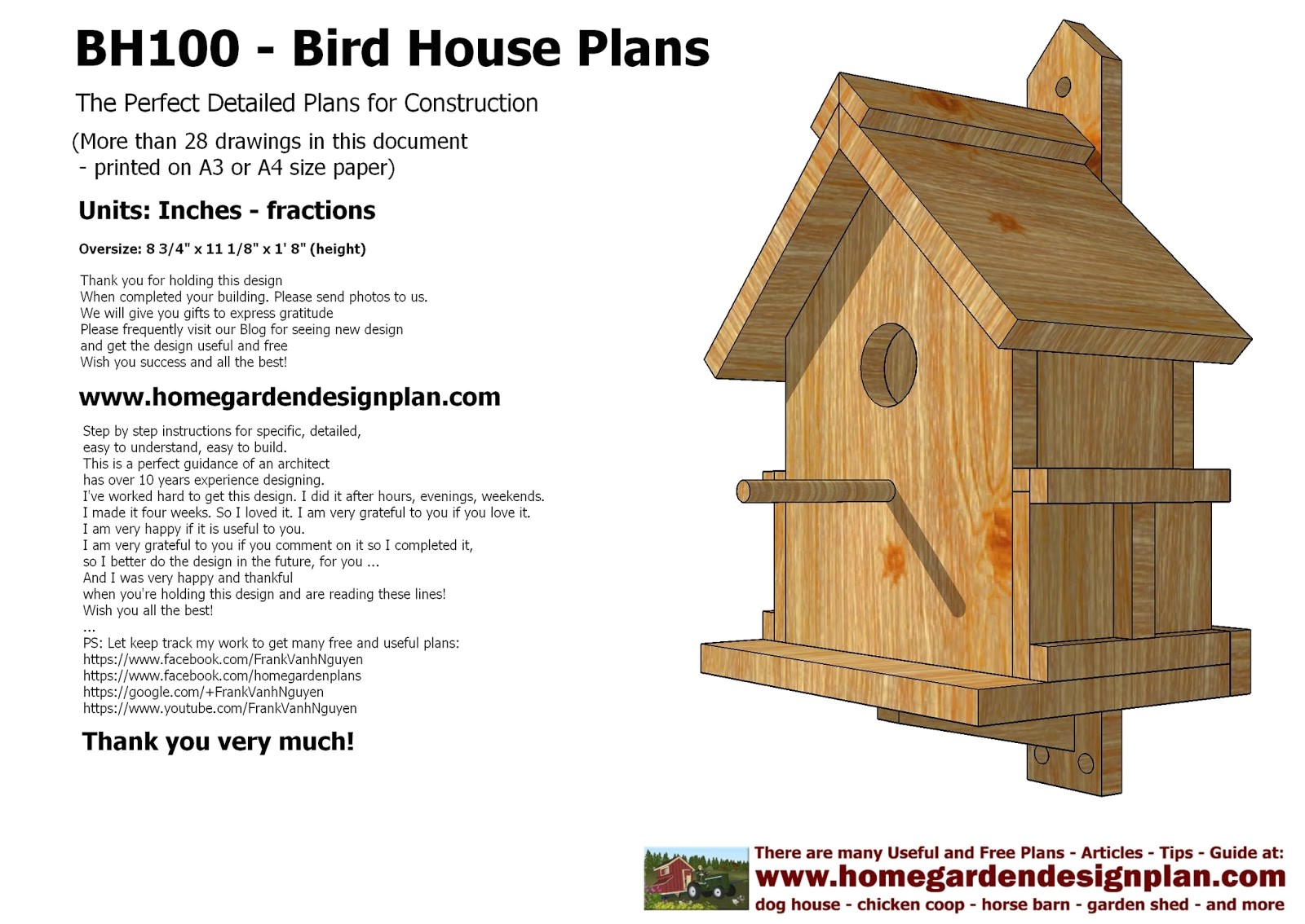 Plans for Building Bird Houses Home Garden Plans February 2014