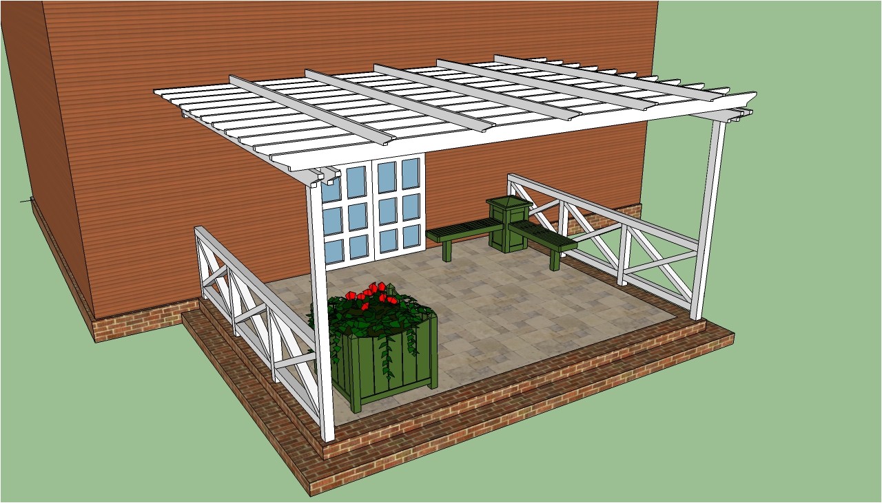 Plans for Pergola attached to House How to Build A Pergola attached to the House