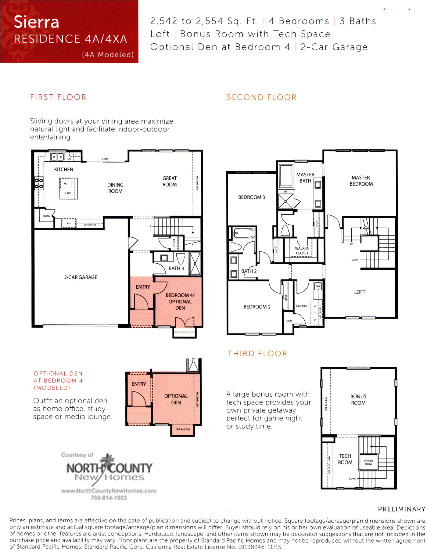 Pointe Homes Floor Plans Avery Pointe townhomes In San Diego From the 600 000s