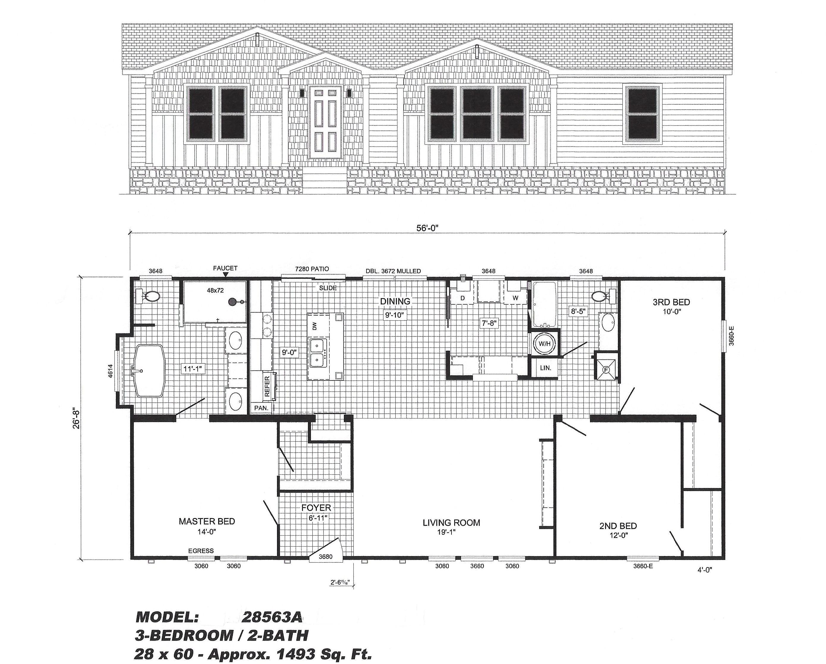 Portable Home Plans Patriot Mobile Home Floor Plans