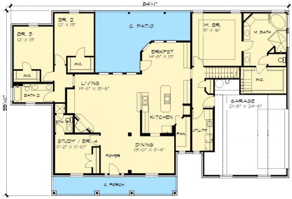 Rambling Ranch House Plans Rambling Ranch Home Plan 36866jg Architectural Designs Rambling Ranch House Plans Rambling Ranch Home Plan 36866jg Architectural Designs