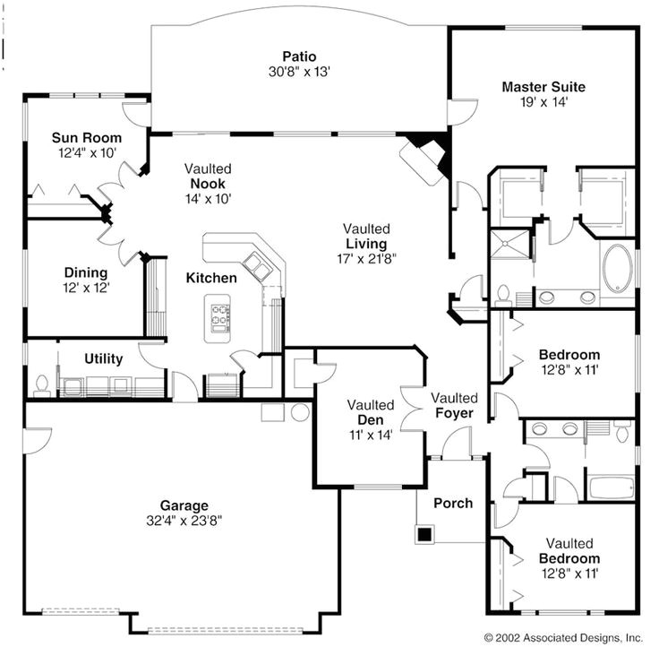 Ranch Style Home Floor Plans Open Ranch Style Floor Plans Ranch Style House Plans