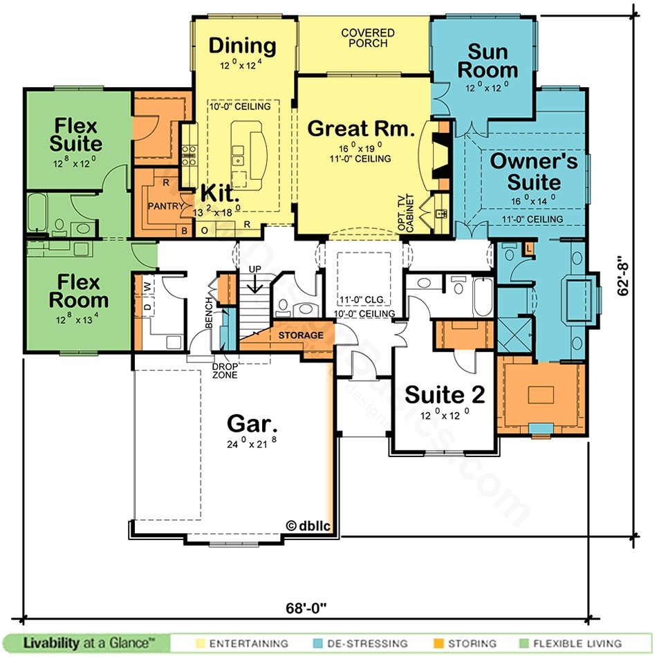 Ranch Style House Plans with 2 Master Suites Dual Master Suite Ranch Home Plans Ranch Style House Plans with 2 Master Suites Dual Master Suite Ranch Home Plans