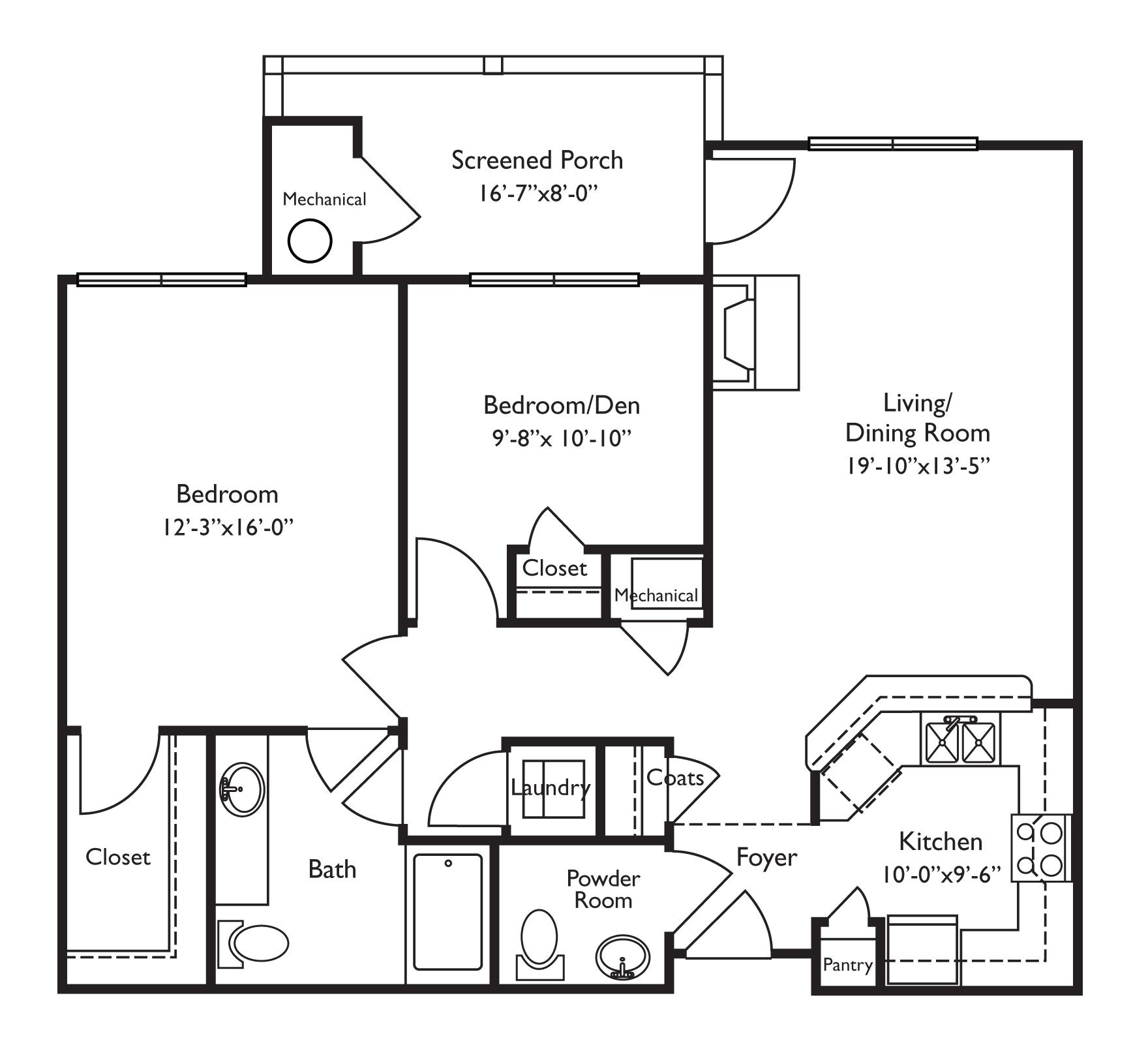 Retirement Home Plan Floor Plans for Retirement Homes Looks Wheelchair