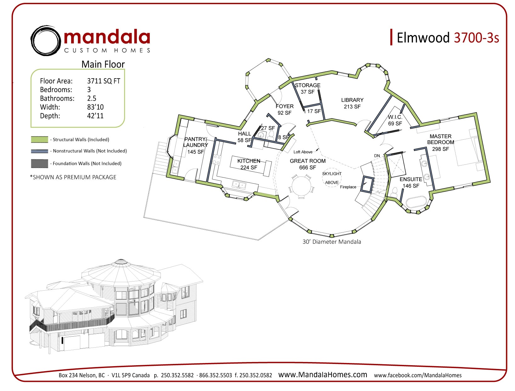 Round Homes Floor Plans Design Elmwood Series Floor Plans Mandala Homes Prefab Round