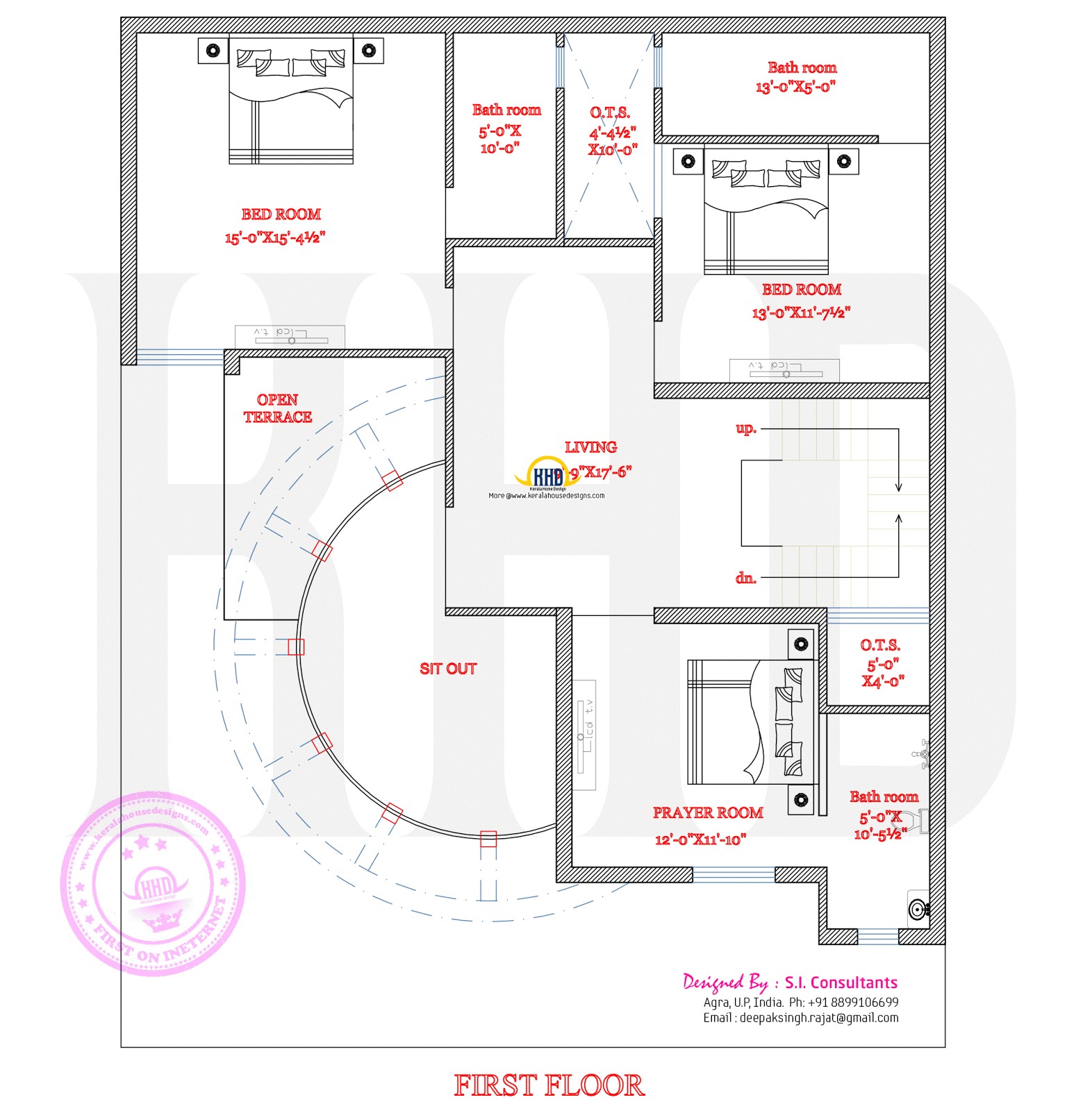 Round Homes Floor Plans Design Modern House Plan with Round Design Element Kerala Home
