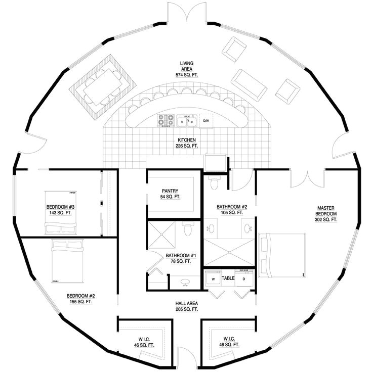 Round Homes Floor Plans Round House Plan Yurts Pinterest Dome Homes Yurts