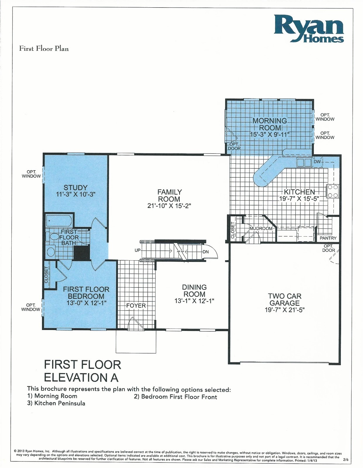 Ryan Homes Rome Model Floor Plan Brighton Floorplan 1716 Sq Ft Heritage Shores 55placescom