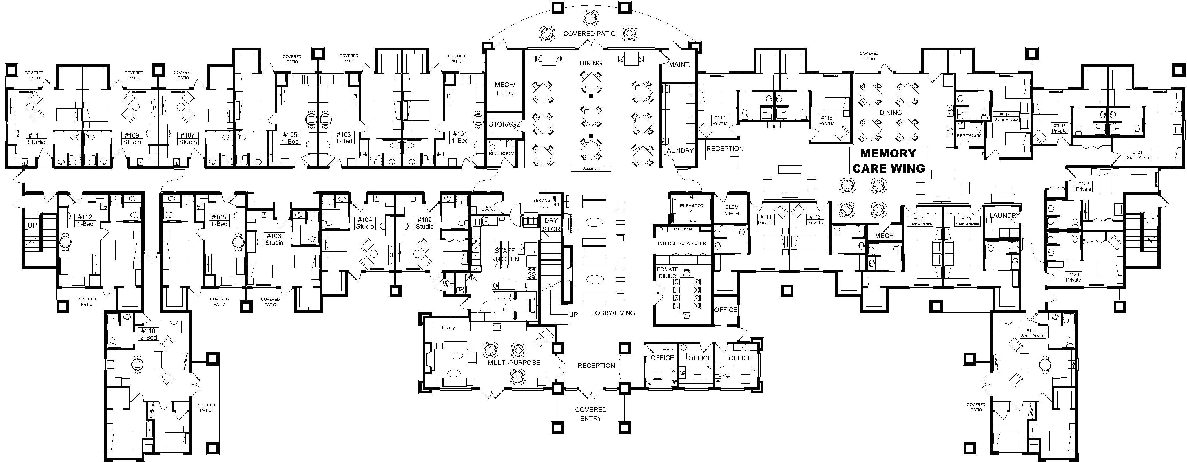 Senior Living Home Plans Floor Plans St George Utah assisted Living the Retreat Senior Living Home Plans Floor Plans St George Utah assisted Living the Retreat