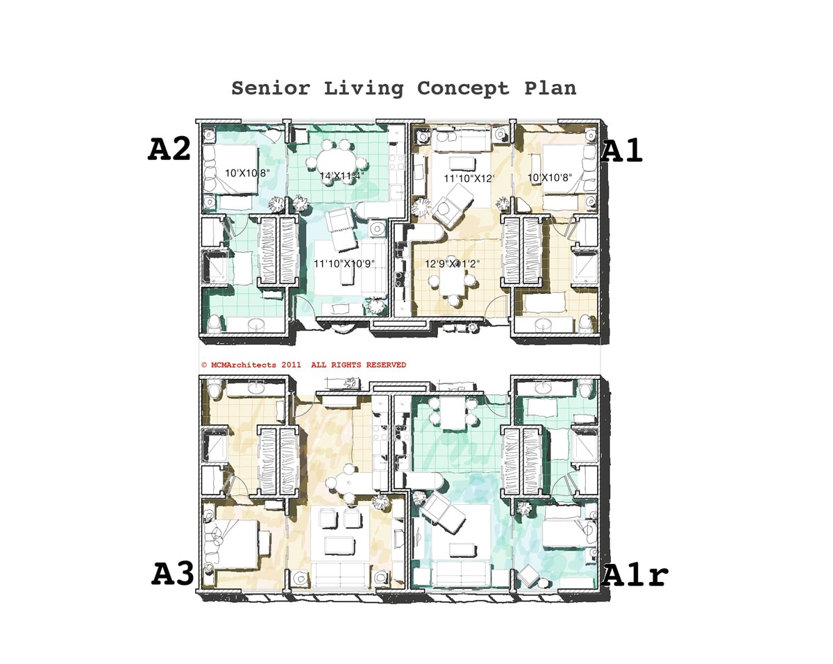 Senior Living Home Plans Small House Plans for Seniors Homes Floor Plans