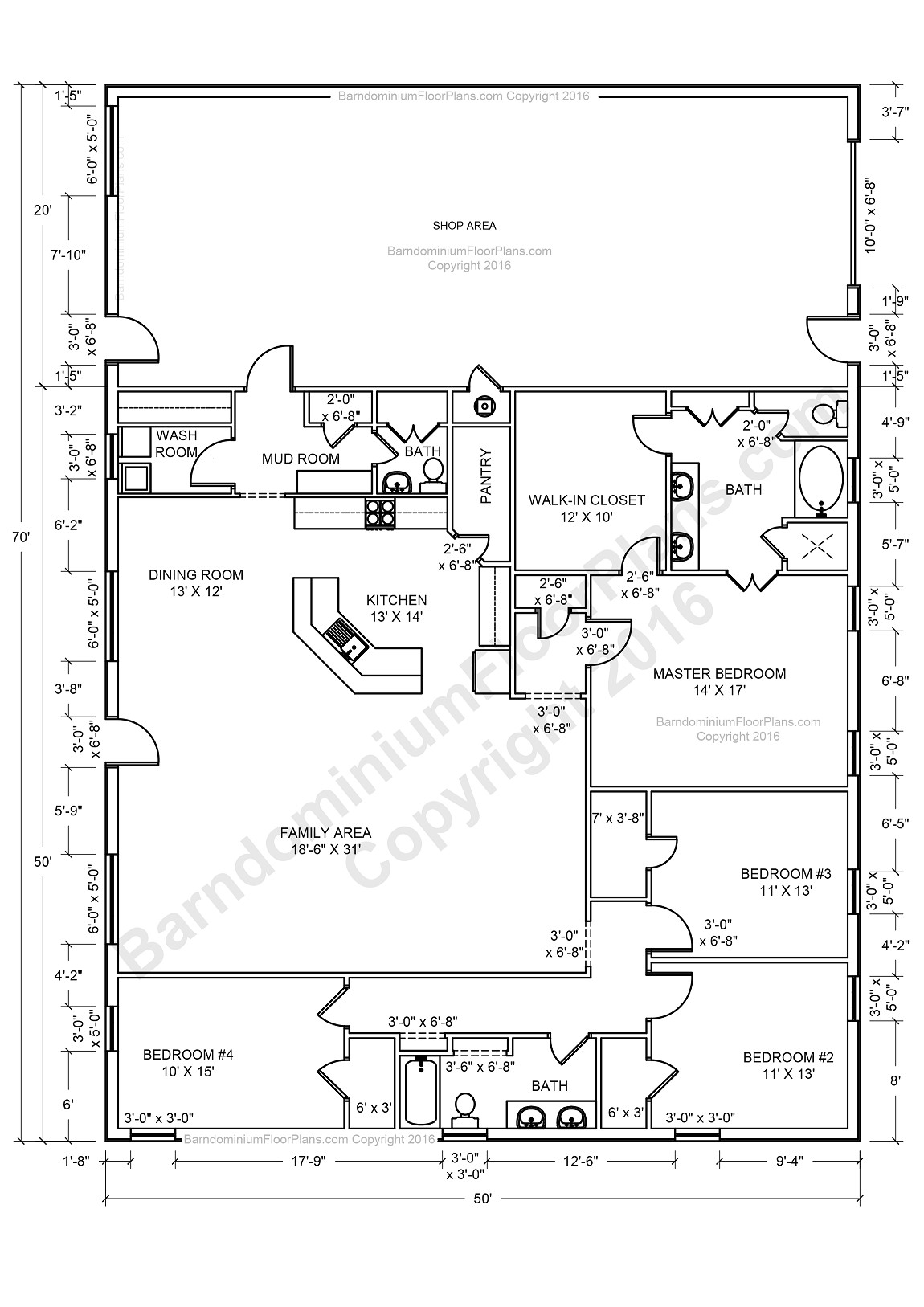 Shop House Plans and Prices Beast Metal Building Barndominium Floor Plans and Design