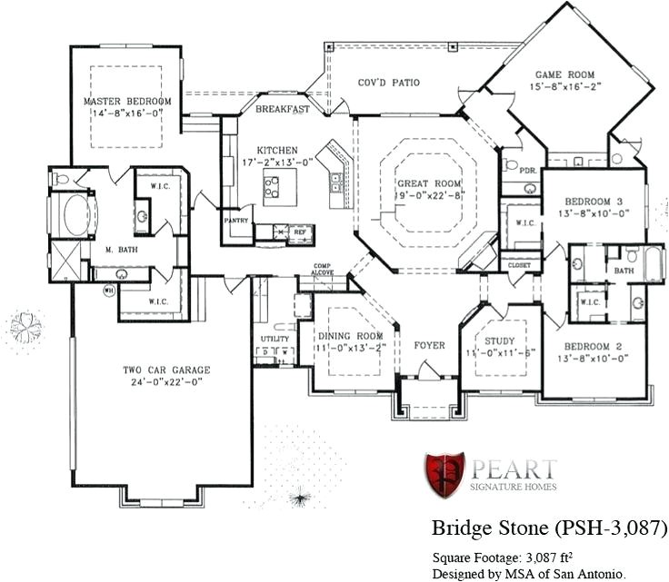 Signature Home Plans Signature Home Plans Bridge Stone 1 Story Home Floor Plan Signature Home Plans Signature Home Plans Bridge Stone 1 Story Home Floor Plan