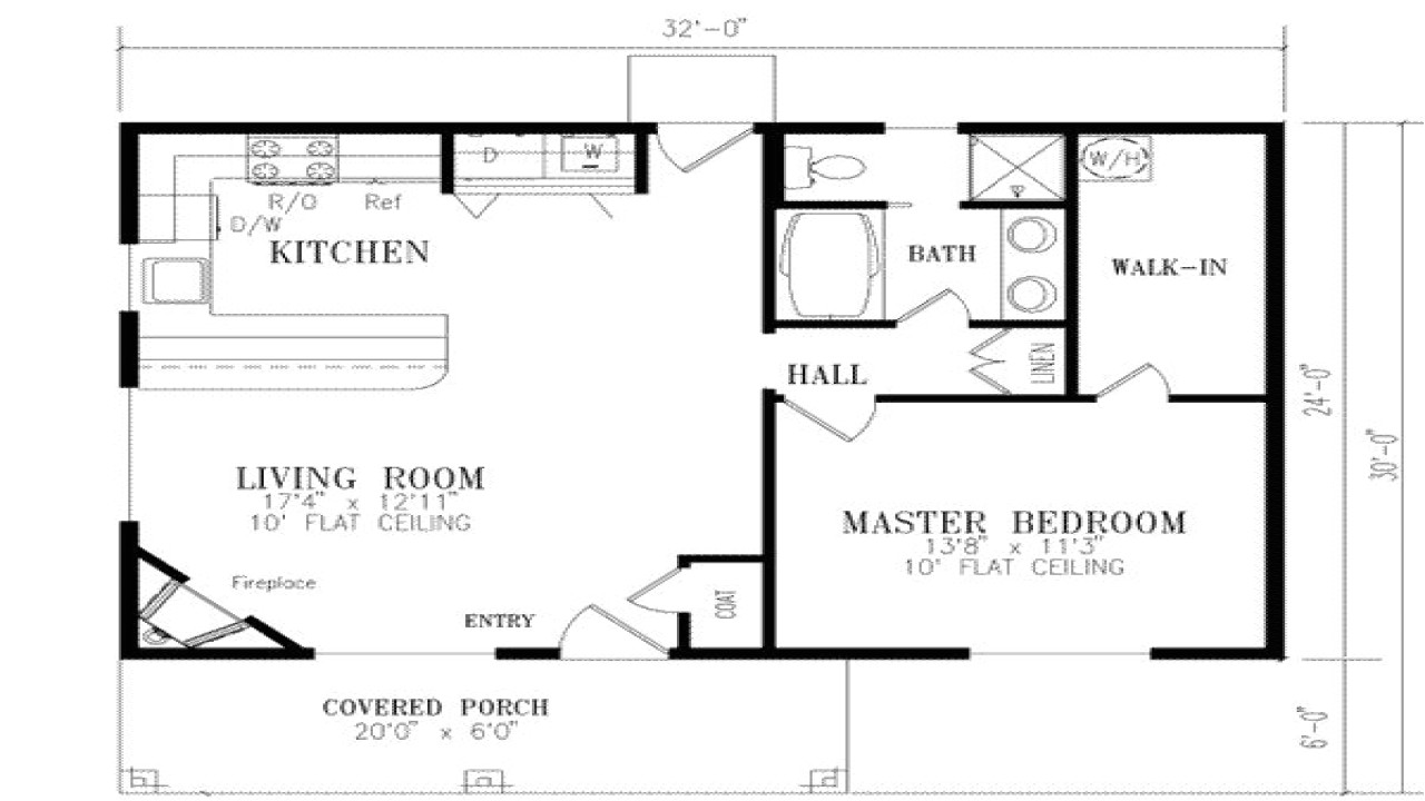 Simple One Room House Plans 1 Bedroom House with Loft 1 Bedroom House Floor Plans Simple One Room House Plans 1 Bedroom House with Loft 1 Bedroom House Floor Plans