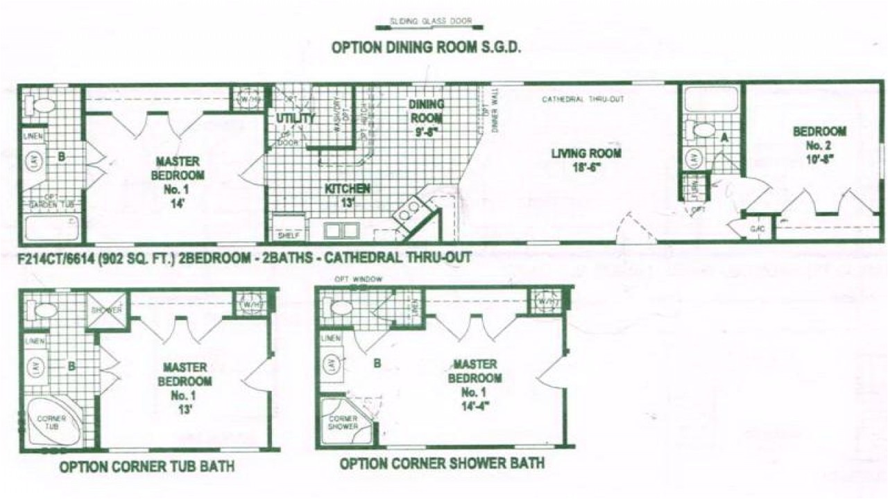 Single Mobile Home Floor Plans Single Wide Mobile Home Floor Plans Used Single Wide