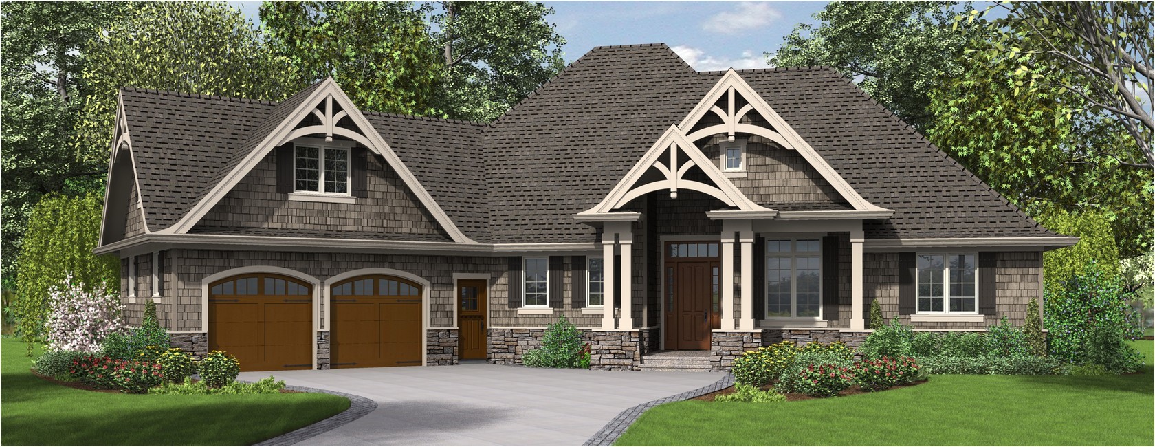 Single Story Craftsman Home Plans the Ripley Single Story Craftsman House Plan with tons Of
