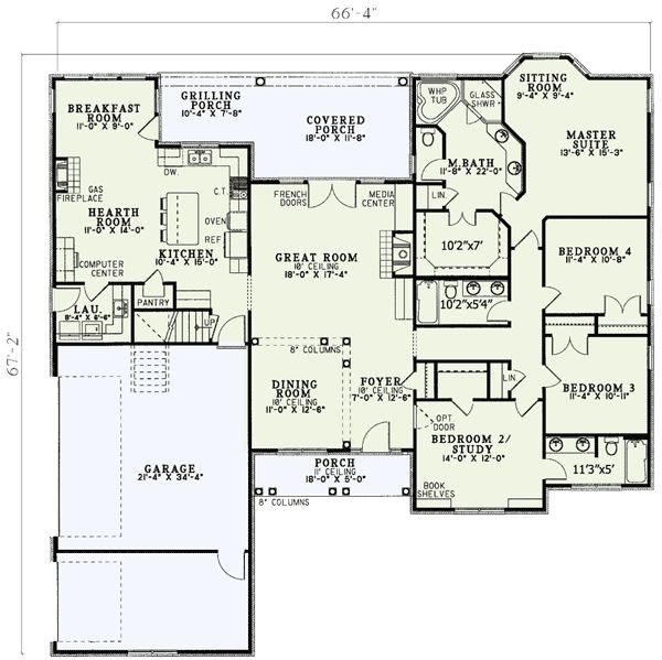 Single Story House Plans with 3 Car Garage Single Story House Plans with 3 Car Garage Cottage House